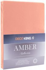 Bavlnené prestieradlo AmeliaHome AMBER broskyňové