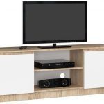 TV stolík Beron 140 cm sonoma/biela