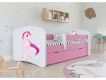 Dětská postel Babydreams jednorožec růžová