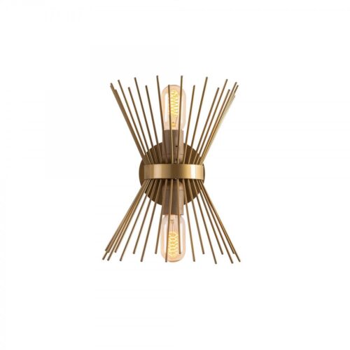 Nástěnná lampa Kirpi zlatá Nástěnná lampa Kirpi zlatá