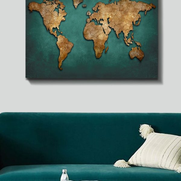 Obraz Mapa 70x100 cm
