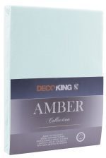Bavlnené prestieradlo AmeliaHome AMBER mrazivomodré