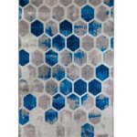 Koberec Ivy 80x200 cm modrý