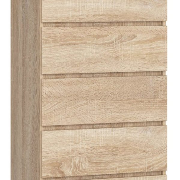 Komoda Kuba 60 cm - 6 zásuviek dub sonoma