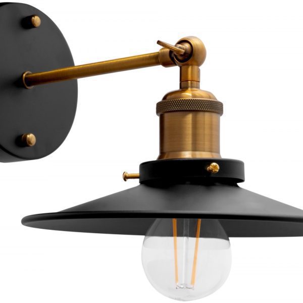 Nástenná lampa PORTO KINKIET BLACK
