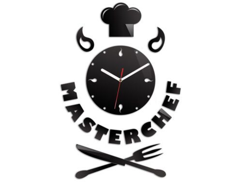 Nástenné hodiny Master Chef čierne Nástenné hodiny Master Chef čierne