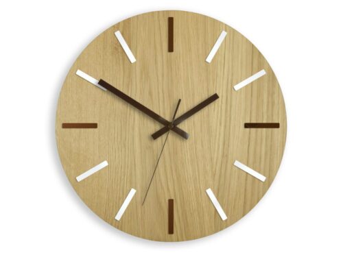 Nástěnné hodiny Wood Solo hnědé Nástěnné hodiny Wood Solo hnědé