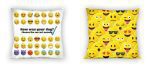 Obojstranná obliečka na vankúš Emoji 018 - 40x40 cm