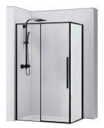 Sprchovací kút Solar Black Mat 80x100