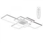 Stropné svietidlo LED Rectangle + ovládač biele