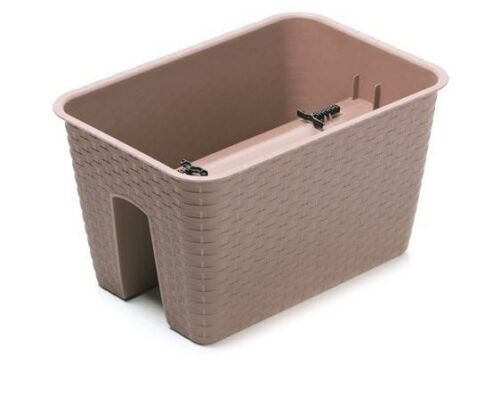 Tuhlík na zábradlie Ratona mocca 40 cm