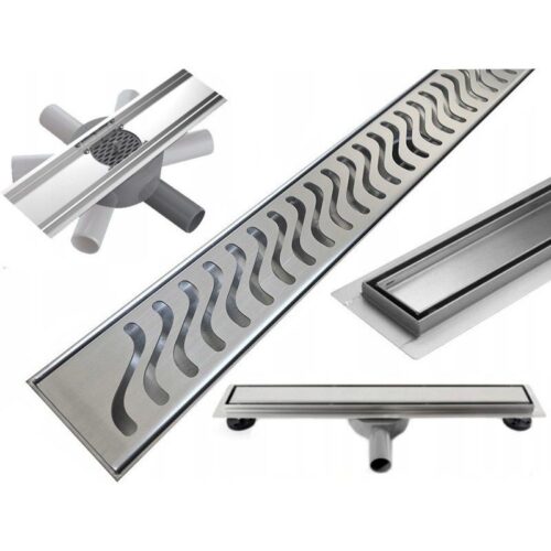 Odtokový žľab MEXEN FLAT 60 cm + sifón - vzor M09 Odtokový žľab MEXEN FLAT 60 cm + sifón - vzor M09