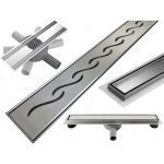 Odtokový žľab MEXEN FLAT 60 cm + sifón - vzor M18