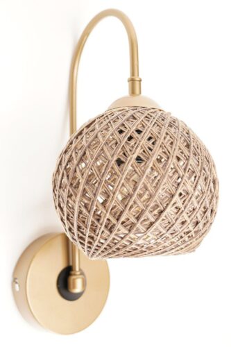 Nástěnná lampa Loko zlatá Nástěnná lampa Loko zlatá