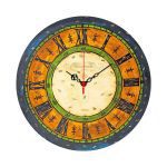 Nástěnné hodiny Retros 40 cm krémové/oranžové