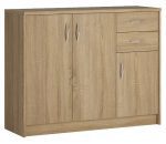 ArtExt Komoda SCONTO K1 3D 2S Farba: Biela