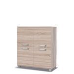 ArtMadex Komoda MAXIMUS M4 Farba: Komoda Maximus M4:biela – Obrázok 2