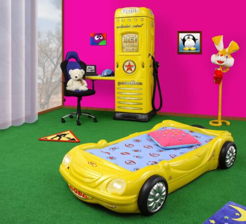 Artplast Detská posteľ BOBO | žltá Artplast Detská posteľ BOBO | žltá