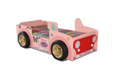 Artplast Detská posteľ JEEP | ružová Artplast Detská posteľ JEEP | ružová