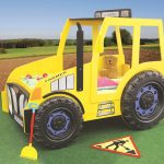 Artplast Detská posteľ TRAKTOR | žltý