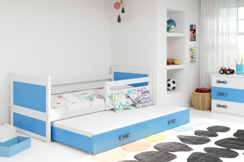 BMS Detská posteľ s prístelkou RICO 2 | biela 80x190 cm Farba: Biela BMS Detská posteľ s prístelkou RICO 2 | biela 80x190 cm Farba: Biela