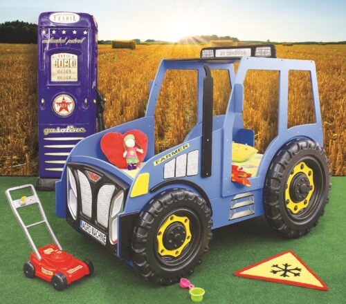 Detská posteľ Traktor modrý Detská posteľ Traktor modrý