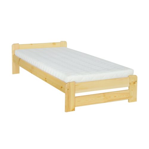 Drewmax Posteľ z masívu Euro 80 (s roštom) | LK099 Farba: Orech Drewmax Posteľ z masívu Euro 80 (s roštom) | LK099 Farba: Orech