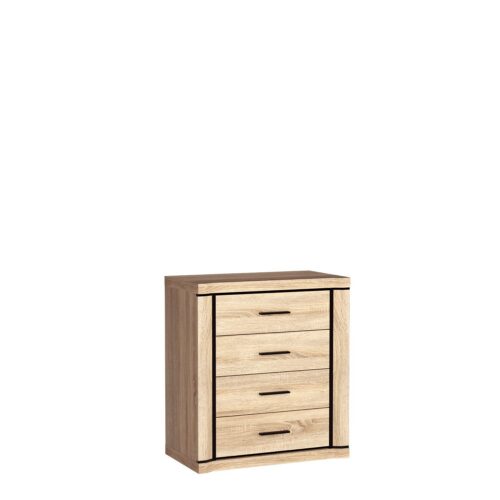 JarStol Komoda DALLAS D-4 Farba: trufel JarStol Komoda DALLAS D-4 Farba: trufel