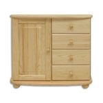 Komoda - masív KD140 | borovica Morenie: Orech