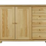 Komoda - masív KD144 | borovica Morenie: Gray