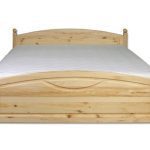 Manželská posteľ - masív LK103 | 140cm borovica Morenie: Gray