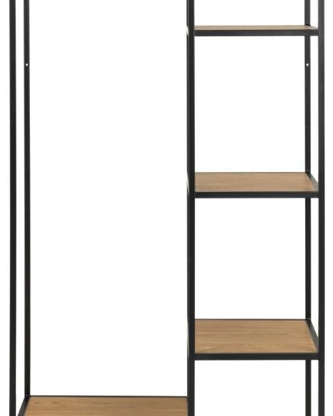 Regál Seaford 77x165 cm divoký dub