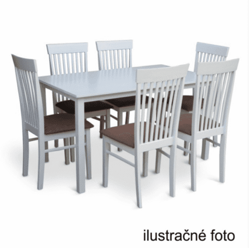 Tempo Kondela Jedálenský stôl ASTRO 135 / biela Tempo Kondela Jedálenský stôl ASTRO 135 / biela
