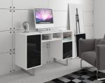 WIP PC stolík KiING 09 Farba: Craft zlatý / biely lesk – Obrázok 2