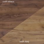 WIP TV STOLÍK ROMA Farba: Craft zlatý / craft biely – Obrázok 2