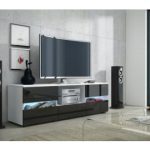 WIP TV stolík GLOBAL 2 Farba: Biela/biely lesk