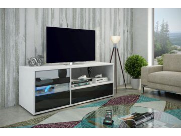 WIP TV stolík Global Farba: Biela/biely lesk