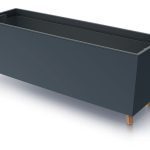 Box s vložkou CORBI IV 77 cm antracitový