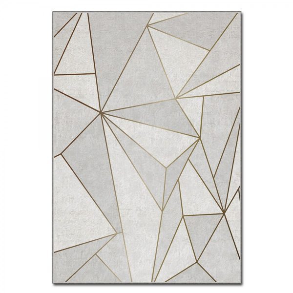 Koberec Glan 160x230 cm sivý