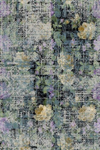 Koberec Violeta 80x150 cm sivý/zelený Koberec Violeta 80x150 cm sivý/zelený