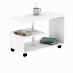 Konferenčný stolík Karanfil 80 cm biely