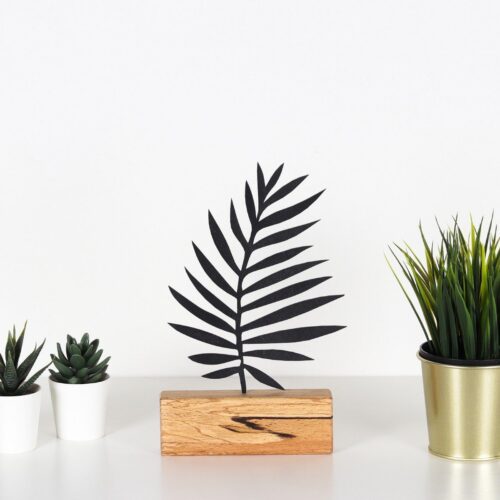 Kovová dekorácia Palm Leaf 27 cm čierna Kovová dekorácia Palm Leaf 27 cm čierna