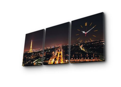 Nástenné hodiny Paríž 96x40 cm viacfarebné Nástenné hodiny Paríž 96x40 cm viacfarebné