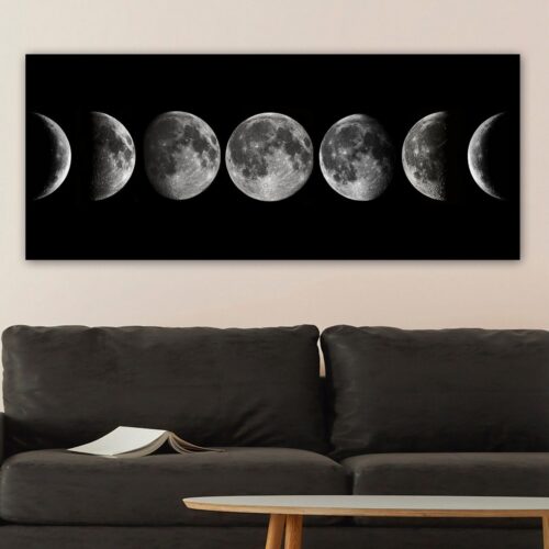 Obraz Fázy mesiaca 120x50 cm Obraz Fázy mesiaca 120x50 cm