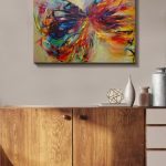 Obraz Motýľ 70x50 cm viacfarebný