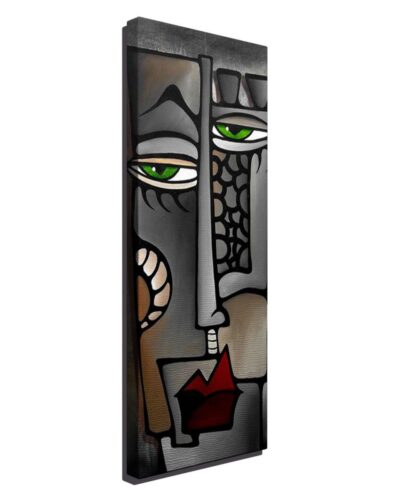 Obraz na plátně Cubism portrait PC069 30x80 cm Obraz na plátně Cubism portrait PC069 30x80 cm