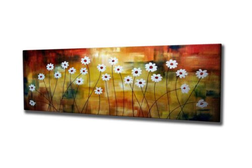 Obraz na plátně Daisy hood PC146 30x80 cm Obraz na plátně Daisy hood PC146 30x80 cm