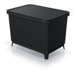 Odpadkový kôš SYSTEMO 4x10 L čierny