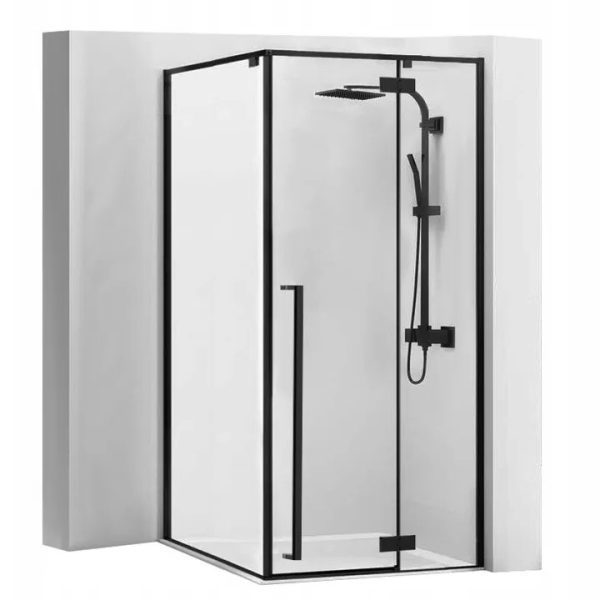 Sprchový kút Fargo 90x90 Black Mat