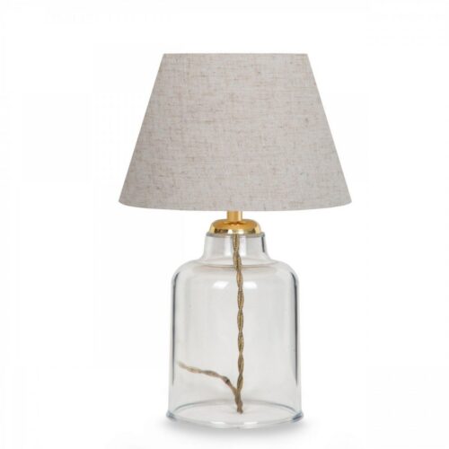 Stolná lampa Glastor 30 cm béžová Stolná lampa Glastor 30 cm béžová